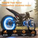 OXYSURE 72V Electric Dirt Bike, 53MPH Speed