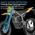 Freego N5Pro Electric Dirt Bike, 62MPH Speed