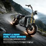 eAhora M8S 4000W Electric Motorcycle for Adults