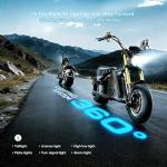 eAhora M8S 4000W Electric Motorcycle for Adults