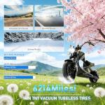 eAhora M1P Pro 4000W 50MPH Electric Motorcycle