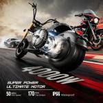 eAhora M8S 4000W Electric Motorcycle - 90 Miles Range