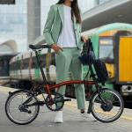 Brompton Electric C Line Folding Bike - Flame Lacquer