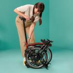 Brompton Electric C Line Folding Bike - Flame Lacquer