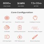 EM-35 Pro 8000W Electric Dirt Bike for All