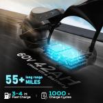 Eahora M1P Pro: 4000W Electric Motorcycle, 55 Miles