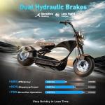 Eahora M1P Pro: 4000W Electric Motorcycle, 55 Miles