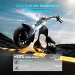 Eahora M1P Pro: 4000W Electric Motorcycle, 55 Miles