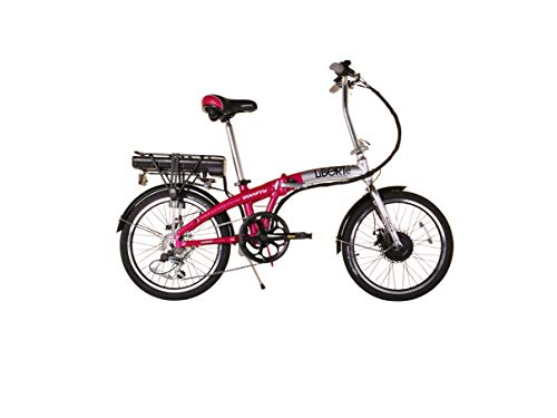 Swifty Liberte Red Electric Folding Bike: Lightweight, Portable