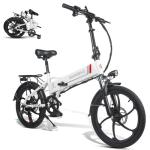 Folding 20'' Electric City Bike with Removable Battery