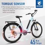 HOVSCO 28" Electric Mountain/City Bike - Blue