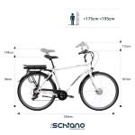 Men's 28" E-Moon Electric City E-Bike