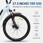 HOVSCO 28" Electric Mountain/City Bike - Blue