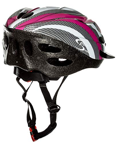 18 Vent E-Bike Helmet - Pink/White/Graphite