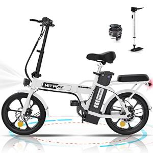 HITWAY Foldable Electric City Bike with 8.4h Battery