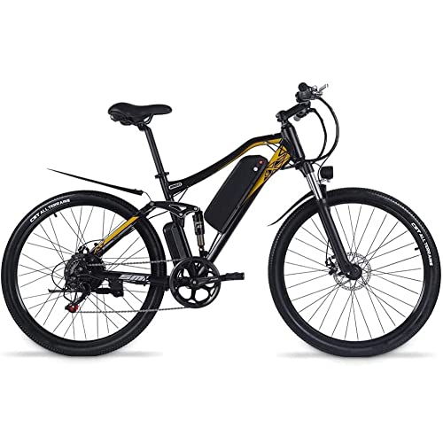 27.5" Full Susp. E-Bike - Dual Battery, Disc Brake