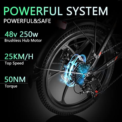 Folding Electric City Bike with 250W Motor