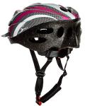 18 Vent E-Bike Helmet - Pink/White/Graphite