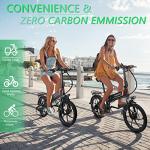 Folding 20'' Electric City Bike with Removable Battery