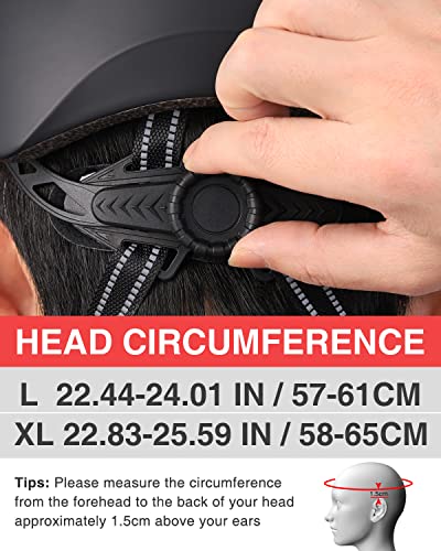 Electric Bike Helmet with USB Rear Light & Visor