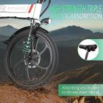 Folding 20'' Electric City Bike with Removable Battery