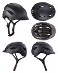 Electric Bike Helmet with USB Rear Light & Visor