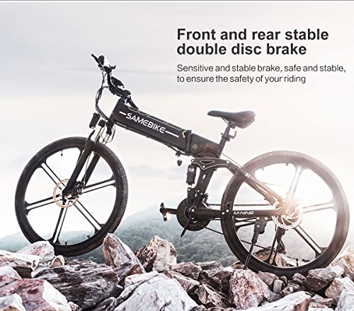 SAMEBIKE 26'' Electric City Bike 21-Speed
