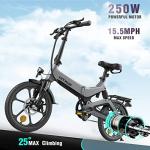 Lightweight 250W Electric Foldable Bike for Teenagers and Adults