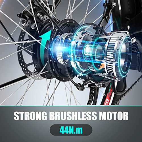 26" Electric Commuter Bike with Shimano 7-speed