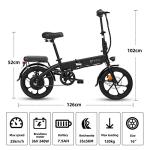 DYU 16" Folding Electric Bike
