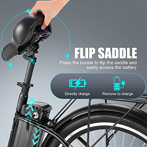 26" Electric Commuter Bike with Shimano 7-speed