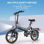 Lightweight 250W Electric Foldable Bike for Teenagers and Adults