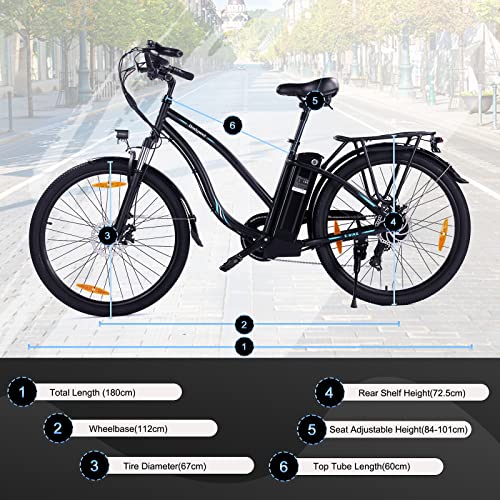 Bodywel City Electric Bike (26'', 36V, 15Ah)