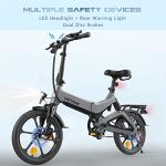Lightweight 250W Electric Foldable Bike for Teenagers and Adults