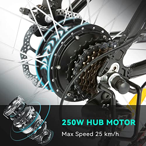 Myatu 26" Electric Mountain Bike, 36V Battery, 21 Speed