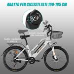 Women's 26'' AKEZ Electric Mountain Bike