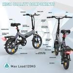 Lightweight 250W Electric Foldable Bike for Teenagers and Adults