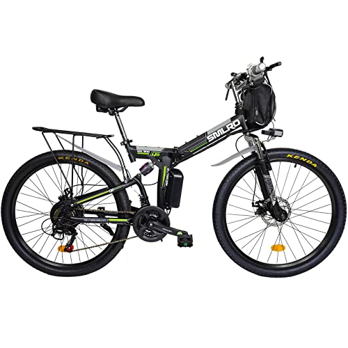 Hyuhome Folding Electric Bike, 26" MTB Dirtbike
