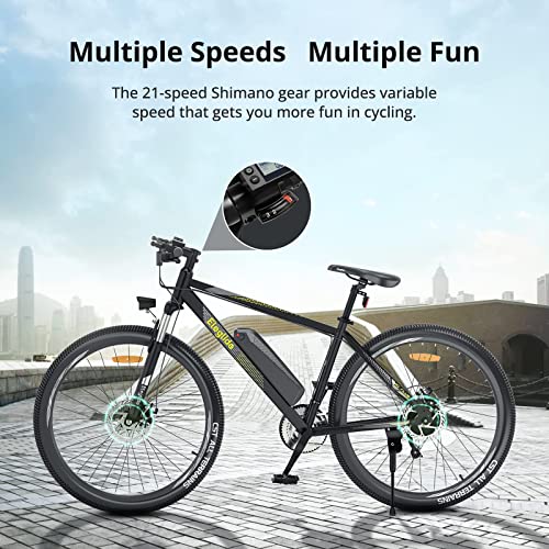 Eleglide M1 Plus E-bike with 21-speed Shimano