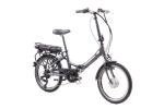 Folding 250W e-bike for adults, 7-speeds