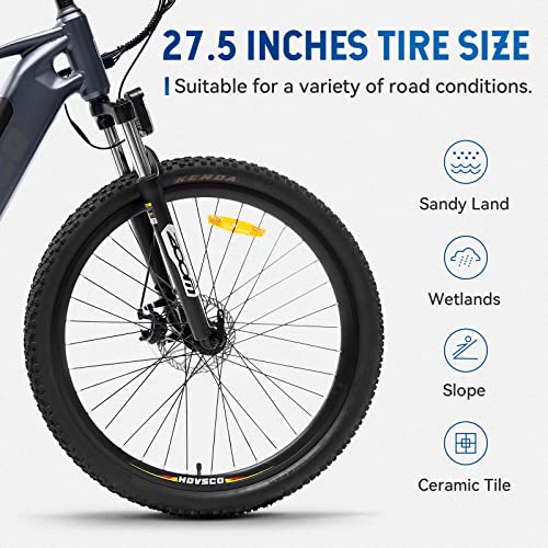 HOVSCO 27.5" Electric Mountain Bike
