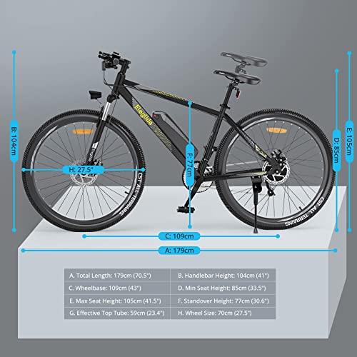 Eleglide M1 Plus E-bike with 21-speed Shimano