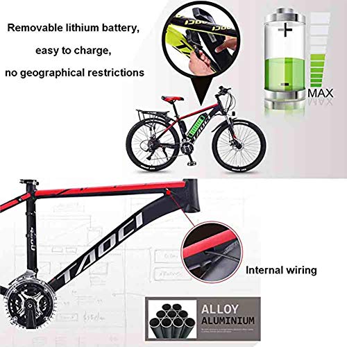 26" Magnesium Electric Mountain Bike for Adults