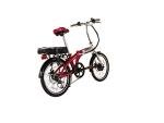 Swifty Liberte Red Electric Folding Bike , Silver/Pink