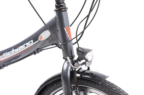 Folding 250W e-bike for adults, 7-speeds