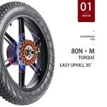 CEAYA 20" Foldable Fat Tire Electric Bike