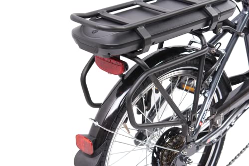 Folding 250W e-bike for adults, 7-speeds