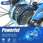 Hyuhome Folding Electric Bike MTB for Adults