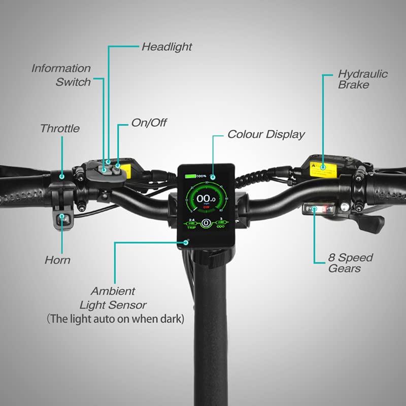 Fafrees PRO Electric Fat Bike, Shimano 7