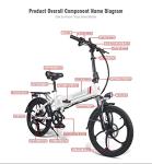 20" Folding Electric City Bike with 7-Speed Shifter